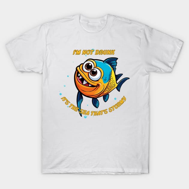 The drunken fish T-Shirt by sweetvision